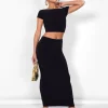Public Desire Kaiia Slinky Maxi Skirt Co-Ord In | Women Skirts