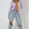 Public Desire Kaiia Trim Ribbed Top | Women Tops