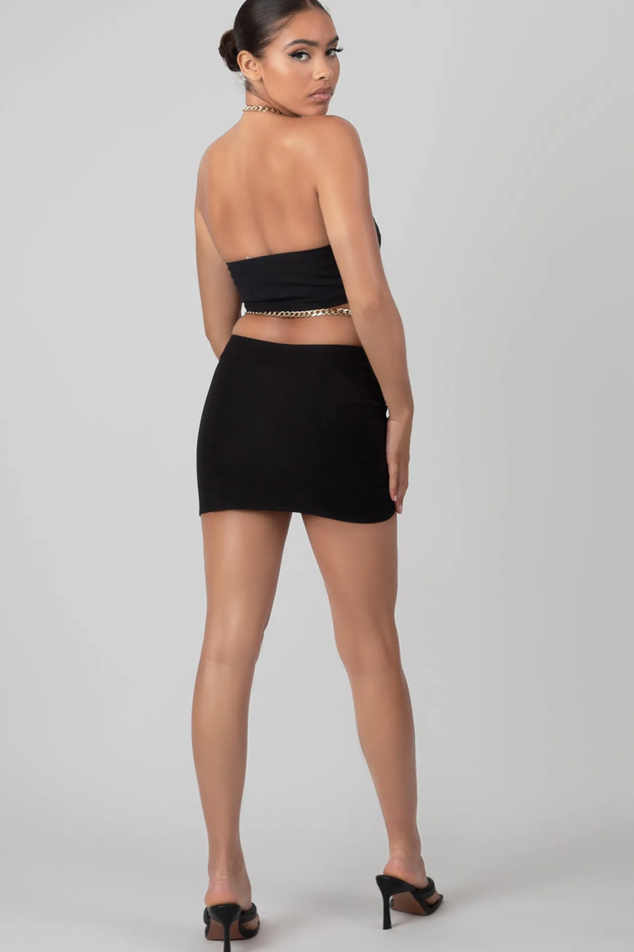 Public Desire Loop Ruching Chain Strap Bra Top | Women Tops