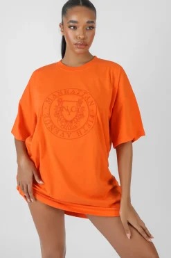 Public Desire Manhattan Embroidered T-Shirt Dress | Women Dresses