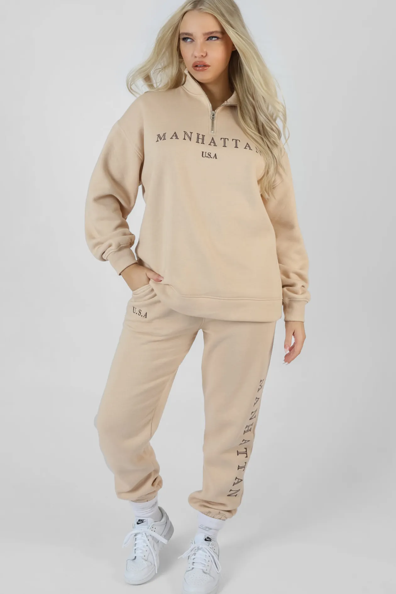 Public Desire Manhattan Slogan 90S Joggers | Women Jogger & Leggings