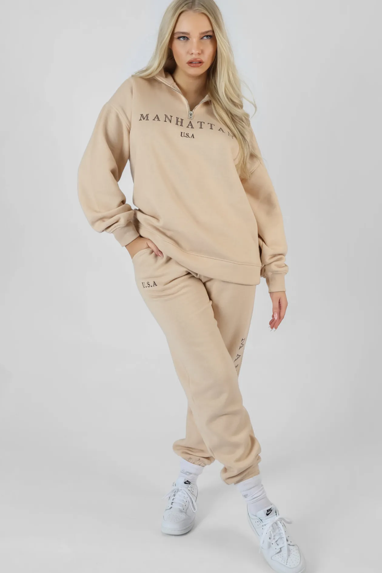 Public Desire Manhattan Slogan 90S Joggers | Women Jogger & Leggings