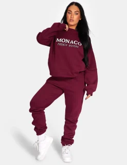 Public Desire Monaco Embroidered Sweatshirt | Women Sweatshirt & Hoodies
