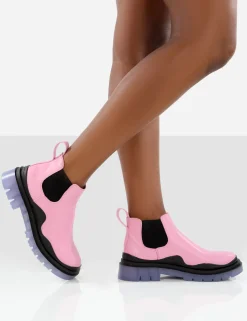 Public Desire Myth Baby Chunky Sole Chelsea Boots | Women Chunky Boots
