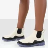 Public Desire Myth Ecru Chunky Sole Chelsea Boots | Women Chunky Boots