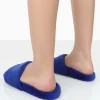 Public Desire Namaste Fluffy Faux Fur Slippers | Women Slippers