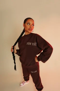 Public Desire New York Oversized Sweatshirt | Women Sweatshirt & Hoodies
