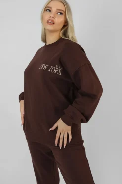 Public Desire New York Oversized Sweatshirt | Women Sweatshirt & Hoodies