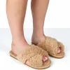 Public Desire Nightcap Cross Strap Slippers | Women Slippers