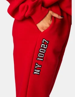 Public Desire Oversized Columbia Embroide Slogan 90S Joggers | Women Jogger & Leggings