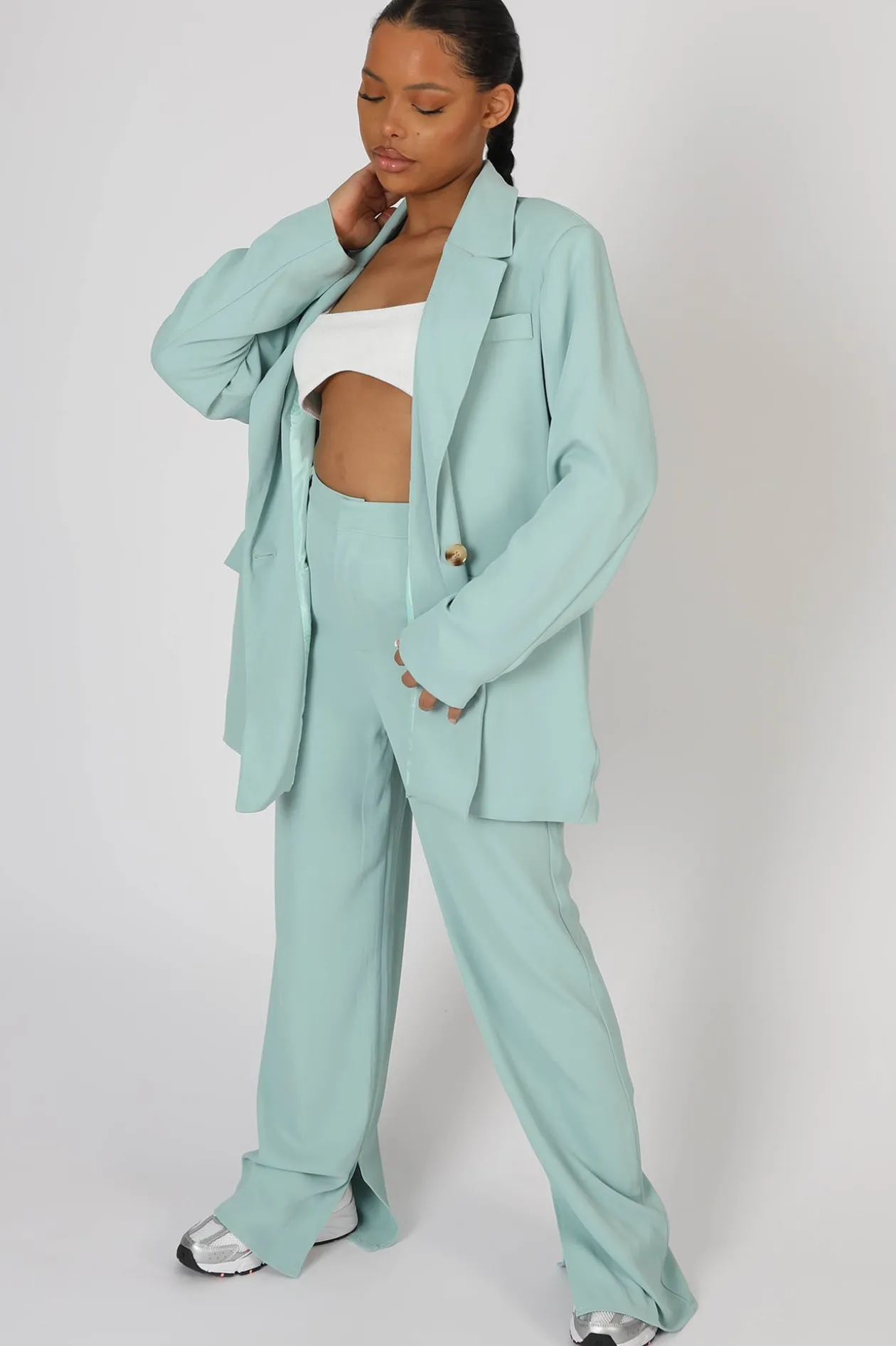 Public Desire Oversized Dad Blazer | Women Outerwear & Jackets