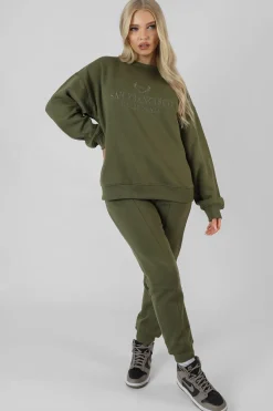 Public Desire Oversized Embroidered Sweatshirt | Women Sweatshirt & Hoodies
