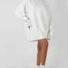Public Desire Oversized Embroidered Tonal Sweatshirt Dress | Women Sweatshirt & Hoodies