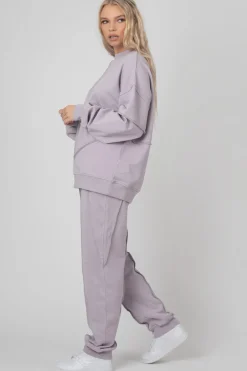Public Desire Oversized Exposed Seam Detail Sweatshirt | Women Sweatshirt & Hoodies