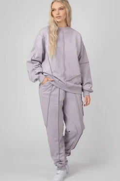 Public Desire Oversized Fit Raw Edge Joggers | Women Jogger & Leggings