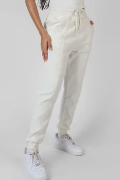 Public Desire Oversized Fit Seam Front 90S Joggers Ecru | Women Jogger & Leggings