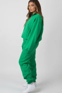Public Desire Oversized Half Zip Pullover Sweat | Women Sweatshirt & Hoodies