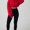 Public Desire Oversized High Neck Embroide Slogan Cropped Sweatshirt | Women Sweatshirt & Hoodies