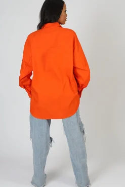 Public Desire Oversized Pocket Poplin Shirt | Women Tops