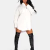 Public Desire Oversized Poplin Shirt Dress | Women Tops