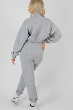 Public Desire Oversized Rib 90's Joggers Marl | Women Jogger & Leggings