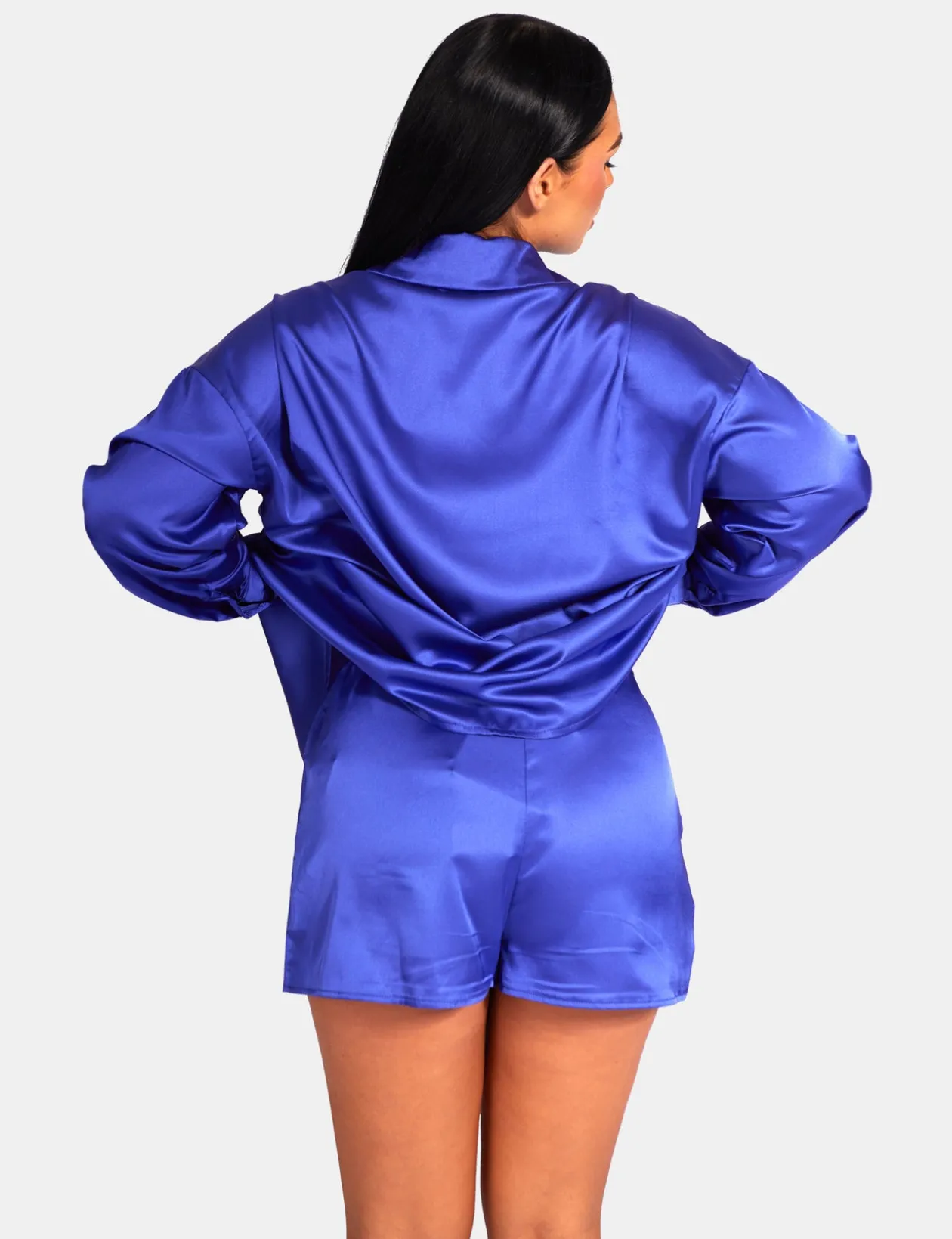 Public Desire Oversized Satin Shirt | Women Tops