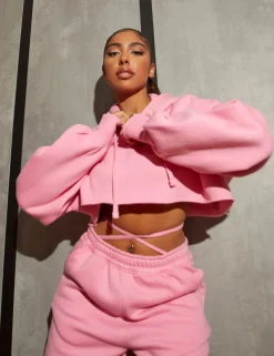 Public Desire Oversized Super Cropped Hoody | Women Sweatshirt & Hoodies