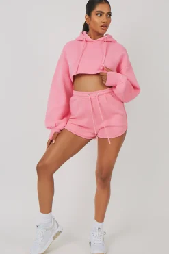 Public Desire Oversized Super Cropped Hoody | Women Sweatshirt & Hoodies