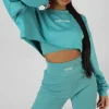 Public Desire Oversized Super Cropped Kaiia Sport Sweatshirt | Women Sweatshirt & Hoodies