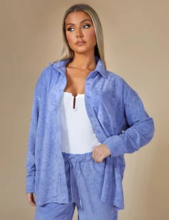 Public Desire Oversized Towelling Shirt | Women Tops