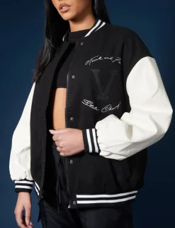 Public Desire Oversized Varsity Jacket | Women Outerwear & Jackets
