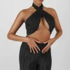 Public Desire Plisse Wrap Underbust Top | Women Tops