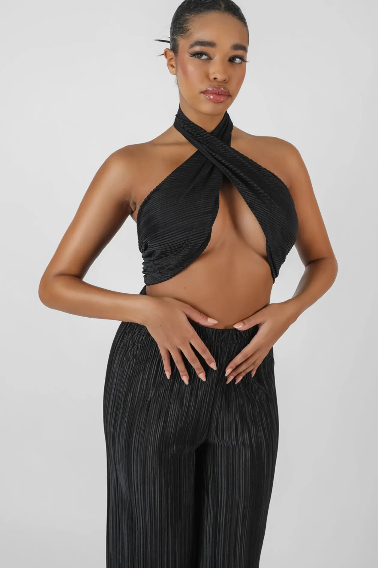 Public Desire Plisse Wrap Underbust Top | Women Tops