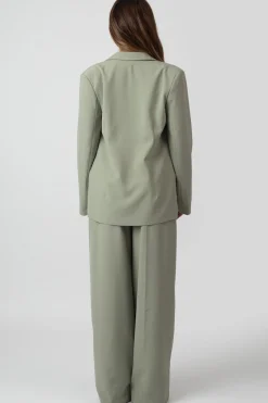 Public Desire Premium Tie Waist Wide Leg Trousers | Women Tailoring
