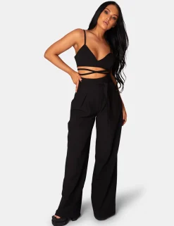 Public Desire Premium Tie Wrap Detail Bralet | Women Tailoring