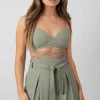 Public Desire Premium Tie Wrap Detail Bralet | Women Tailoring