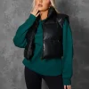 Public Desire Pu Cropped Gilet | Women Outerwear & Jackets