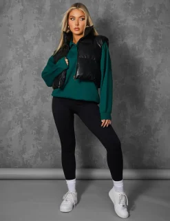 Public Desire Pu Cropped Gilet | Women Outerwear & Jackets