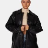 Public Desire Pu Padded Shacket | Women Outerwear & Jackets