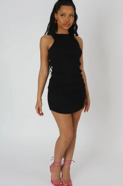 Public Desire Racer Curve Hem Mini Dress | Women Dresses