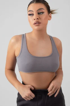 Public Desire Raw Hem Scoop Neck Crop Top | Women Tops