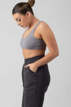 Public Desire Raw Hem Scoop Neck Crop Top | Women Tops