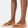 Public Desire Retreat Pu Chain Strap Flip Flop Sandals | Women Festival Sandals