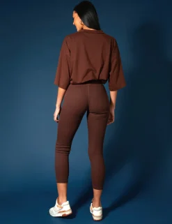 Public Desire Ribbed Kaiia Sport Leggings | Women Jogger & Leggings