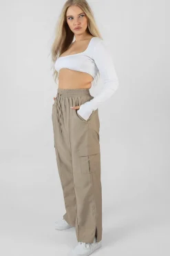 Public Desire Ribbed Underbust Square Neck Crop Top | Women Tops