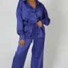 Public Desire Satin Wide Leg Trousers | Women Trousers