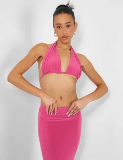Public Desire Slinky Halterneck Top | Women Tops