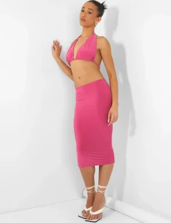 Public Desire Slinky Halterneck Top | Women Tops