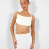 Public Desire Slinky Ruched Side Crop Top | Women Tops
