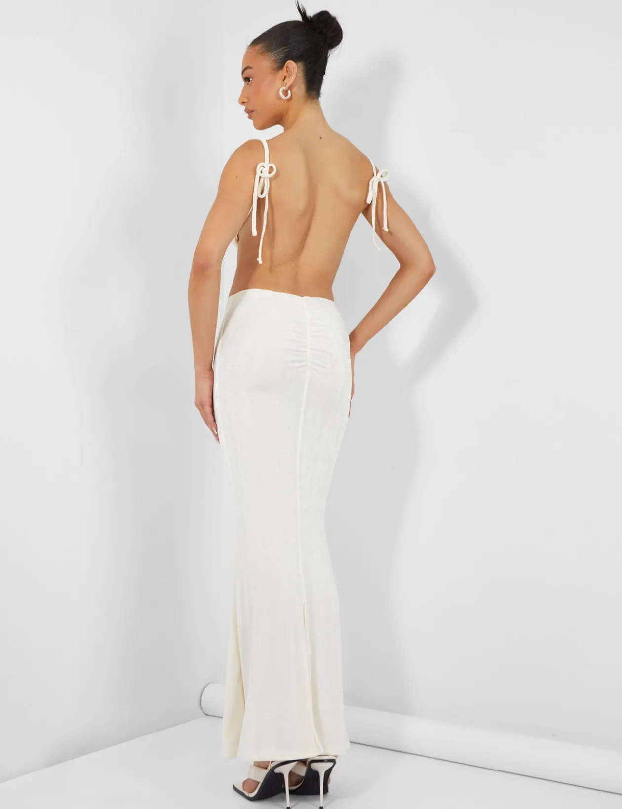 Public Desire Slinky Ruched Side Crop Top | Women Tops